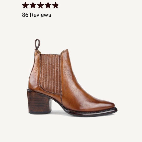 Brown Leather Ankle Boots - Picture 1 of 5